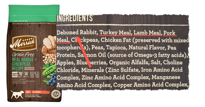 Merrick food ingredients