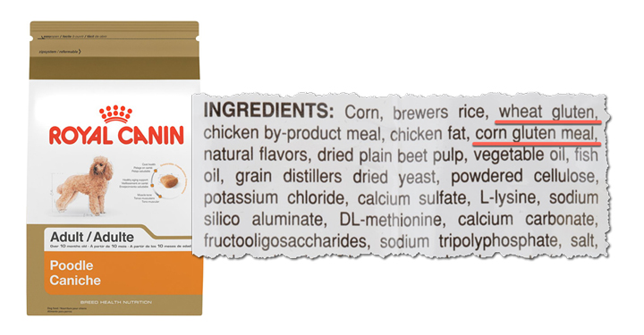 Royal Canin food ingredients
