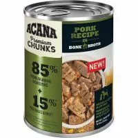 acana premium chunks and pate dog food review